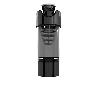 Shaker Bottle Protein Shaker Cup with Protein Creatine Compartment & Mixer 454Ml