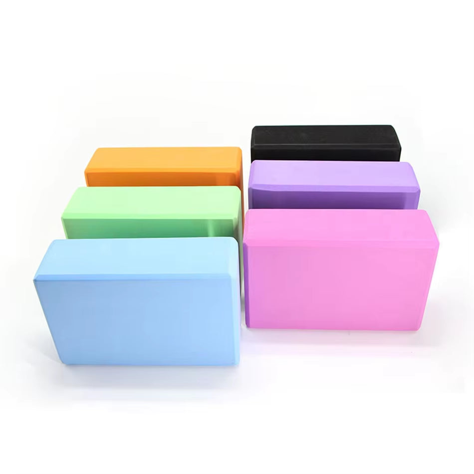 1/2Pcs Yoga Blocks EVA GYM Stability Workout Sport Foam Brick Training Exercise Fitness Tool Meditation Block Fitness Equipment