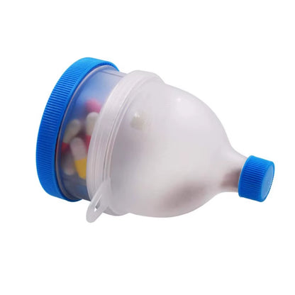 70Ml Protein Powder Funnel Nutrition 2 Layers Plastic Protein Powder Container 2 in 1 Protein Powder Shaking Bottle Outdoor