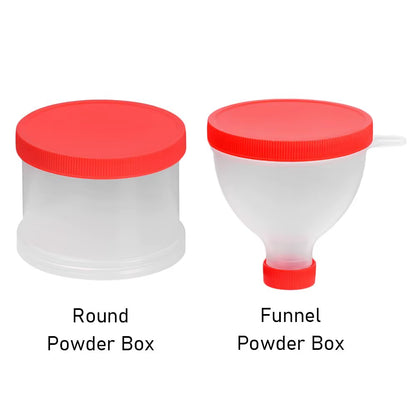 Red Nutrition Storage Container Fitness Supplement Box Protein Shaker Bottles Gym Partner Water Bottle Protein Powder Funnel