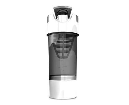 Shaker Bottle Protein Shaker Cup with Protein Creatine Compartment & Mixer 454Ml